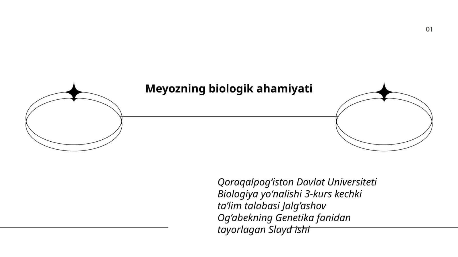 Meyozning biologik ahamiyati 1