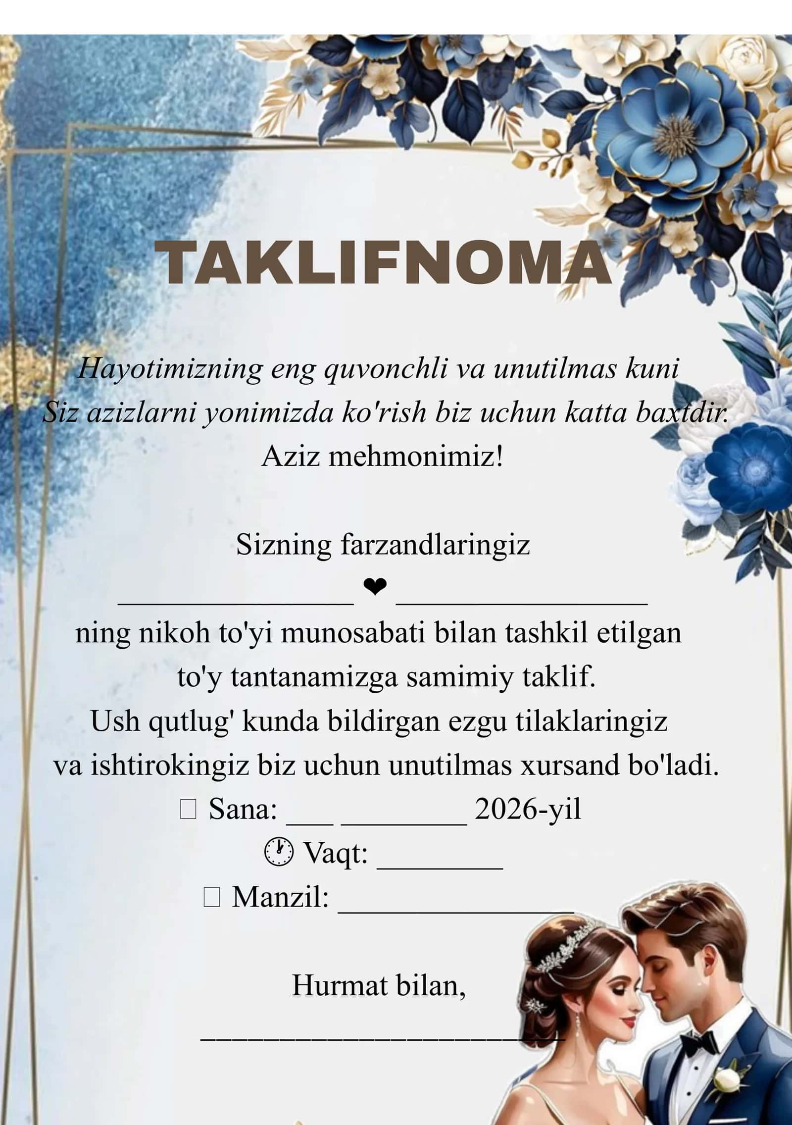 TAKLIFNOMA 1