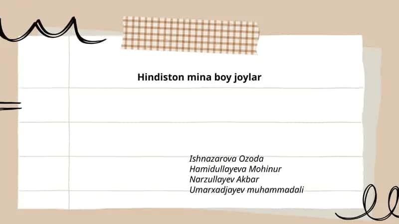 Hindiston mina boy joylar 1