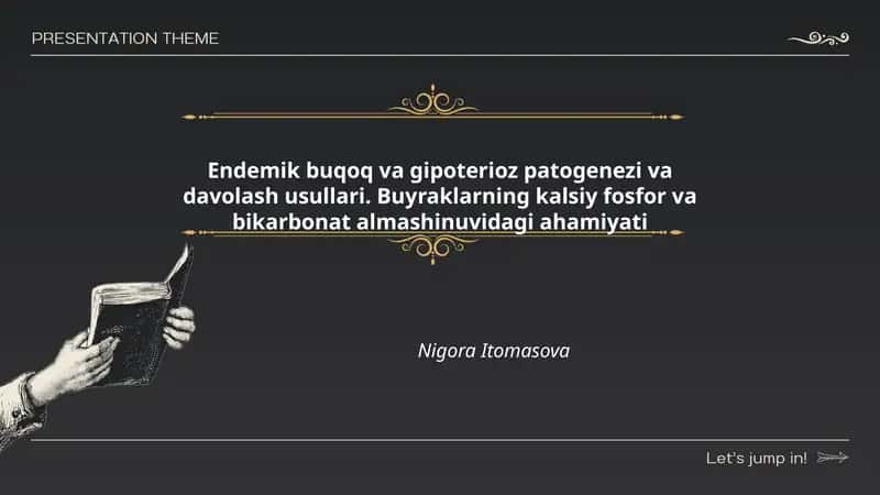 Endemik buqoq va gipoterioz patogenezi va davolash usullari 1