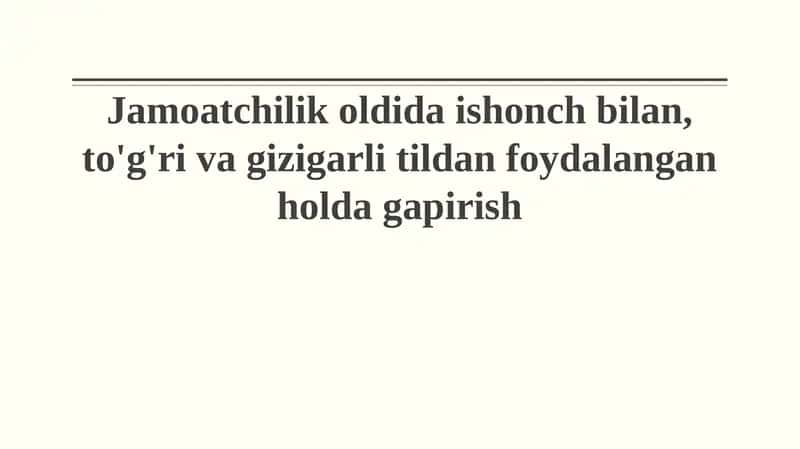 Ishonch 1