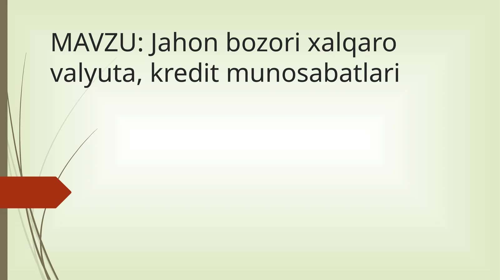 Jahon bozori 1