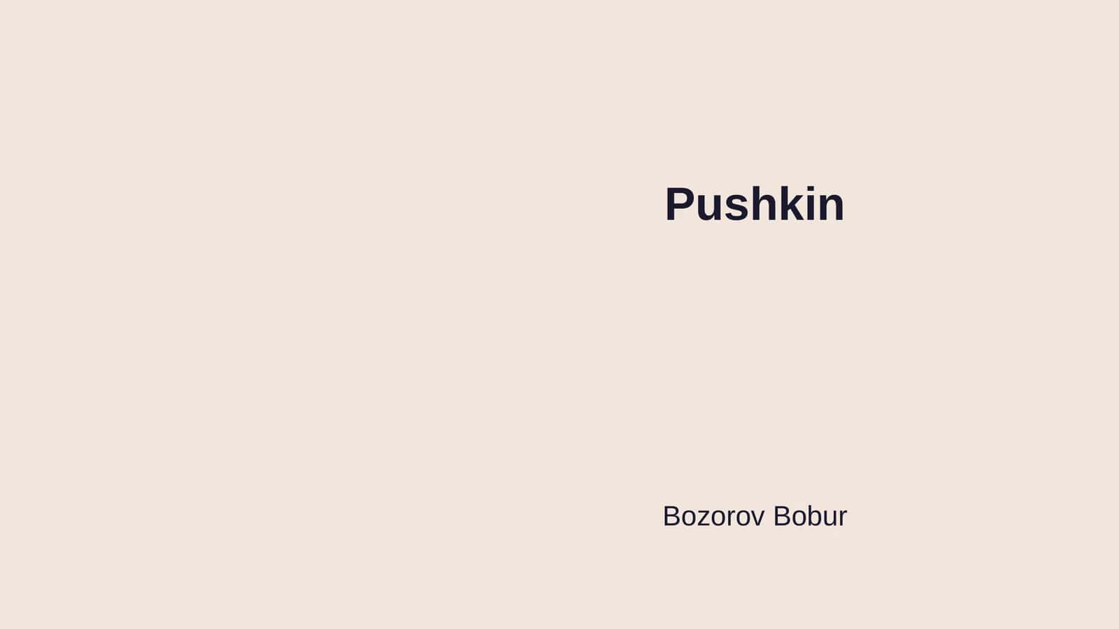 Pushkin 1