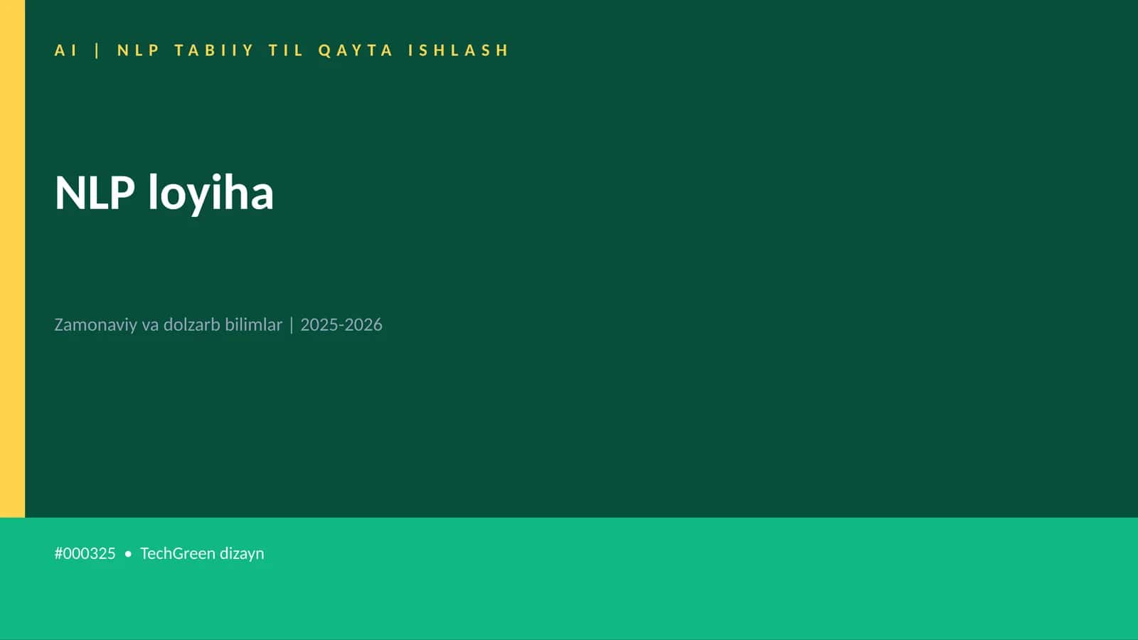 NLP loyiha 1