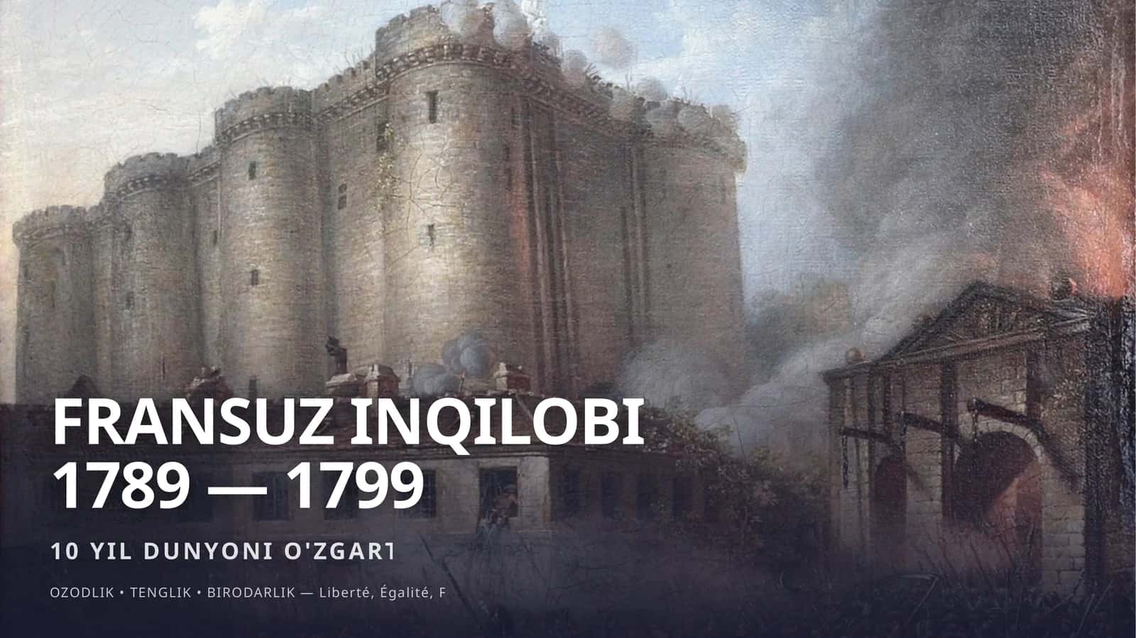 FRANSUZ INQILOBI  1789-1799 1