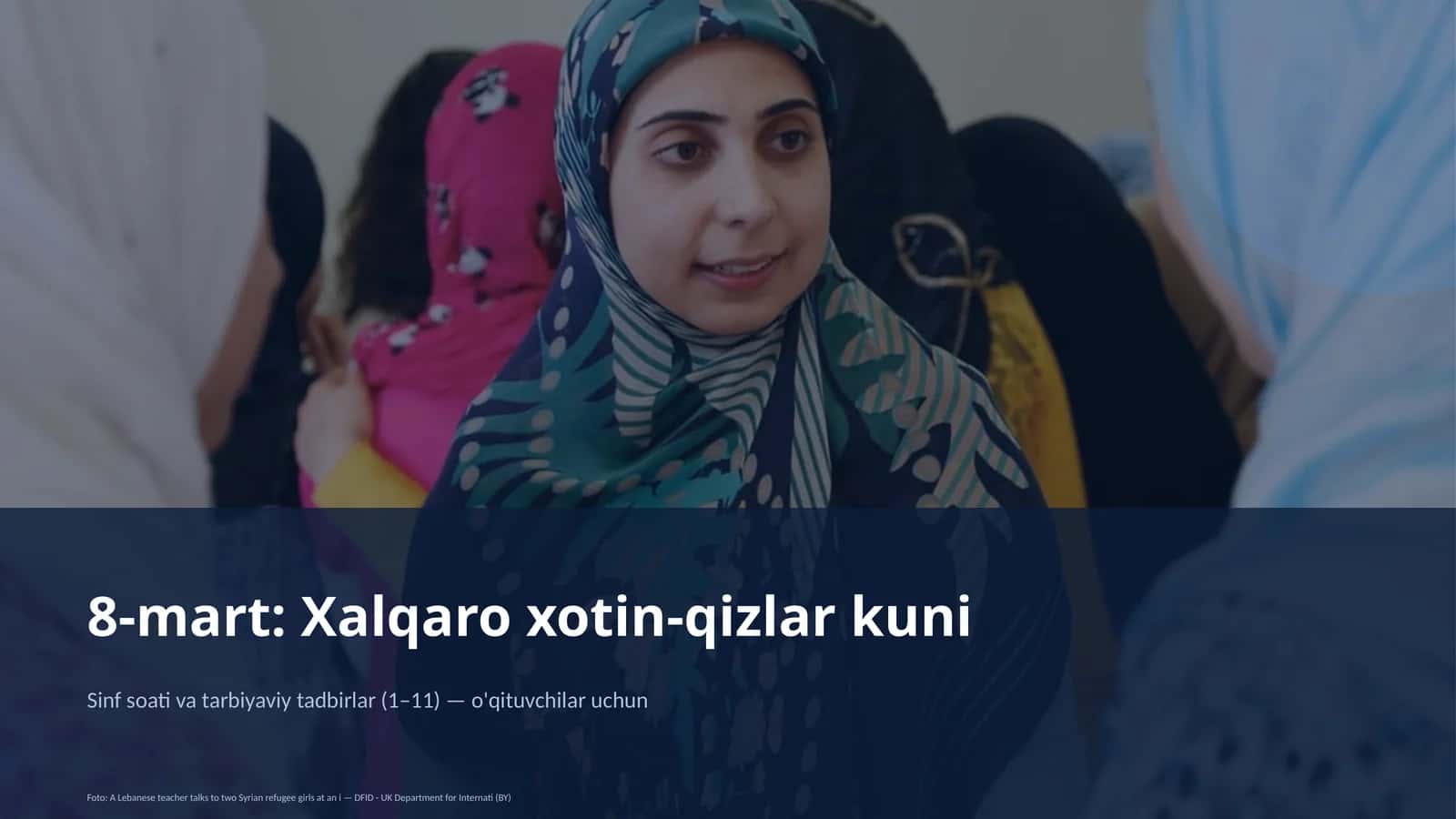 Sinf soati va tarbiyaviy tadbirlar (1–11) — o'qituvchilar uchun 1