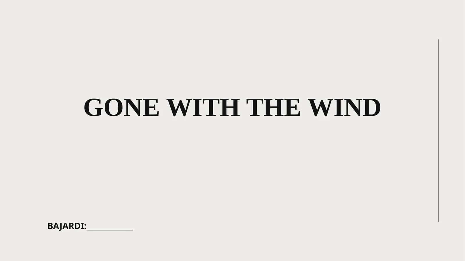 Gone with the Wind 1