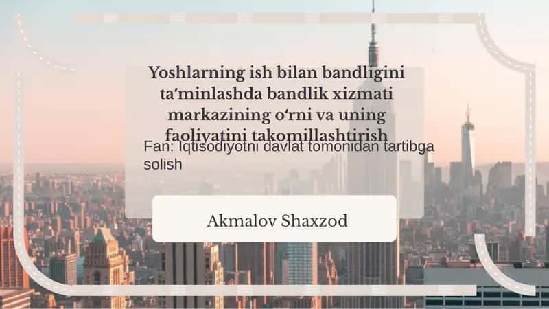 Bandlik xizmati markazi 1