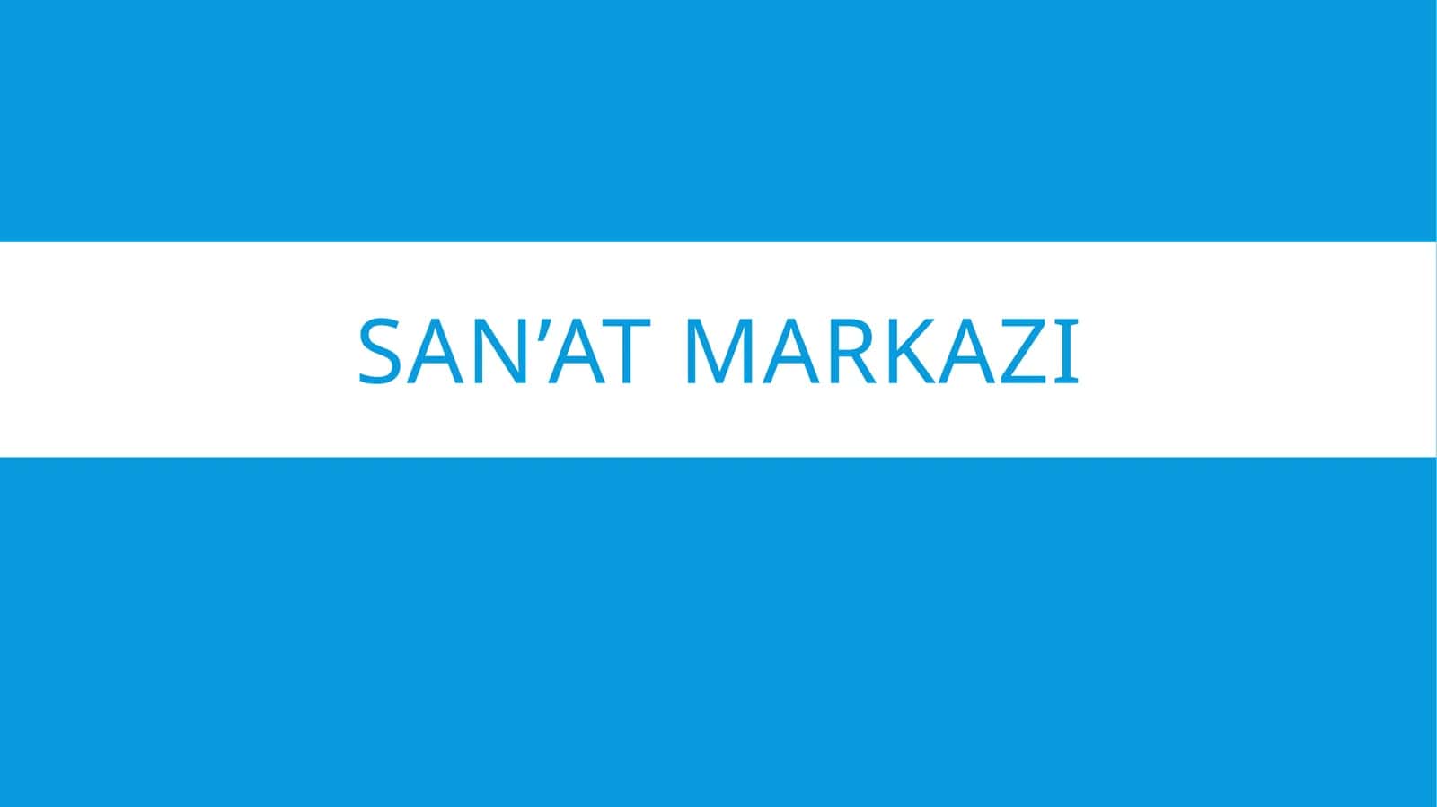 San’at markazi 1