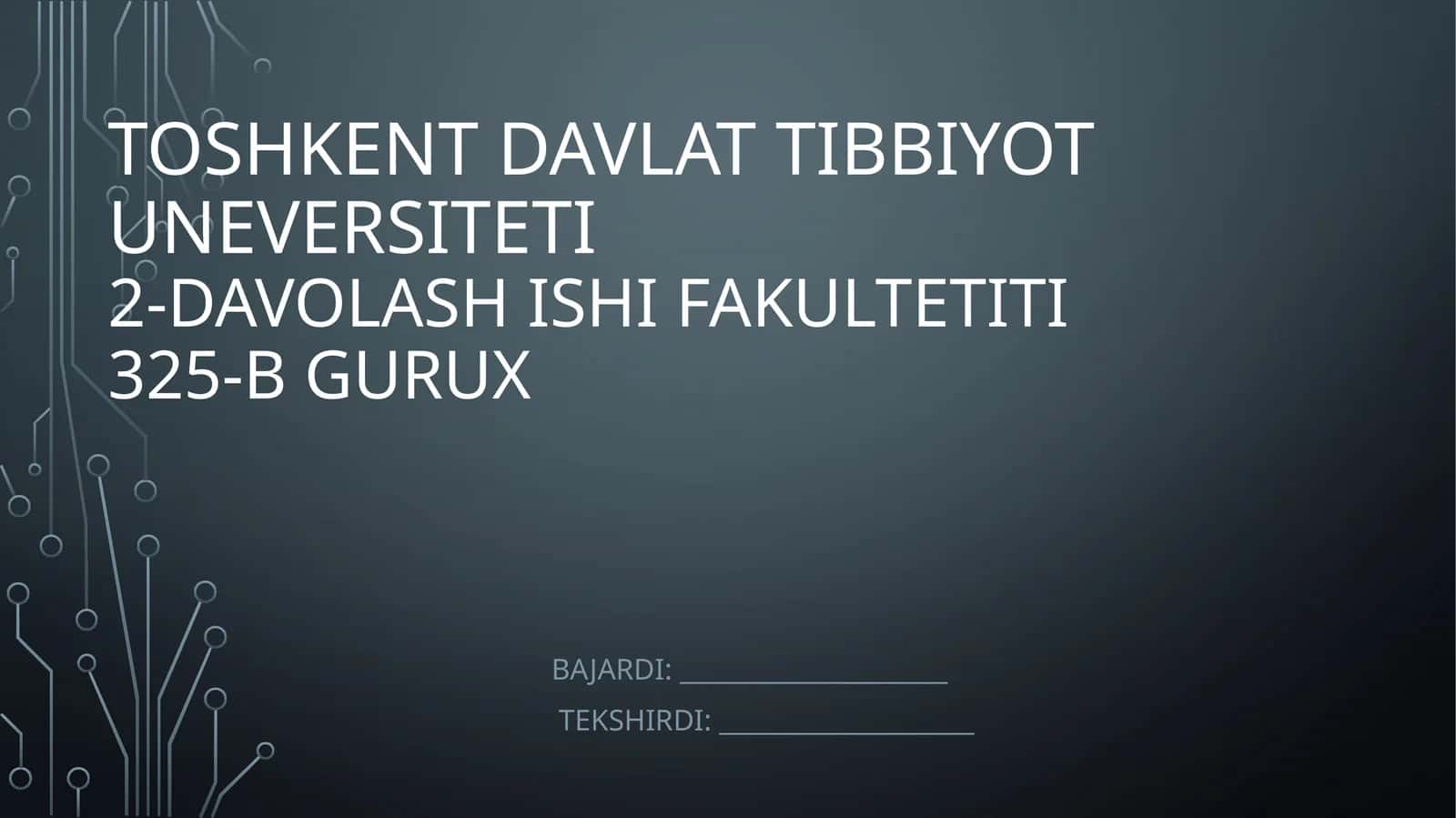O’pkaning rentgenalogik tekshiruvi 1