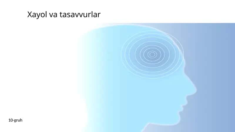 Xayolva tasavvurlar 1