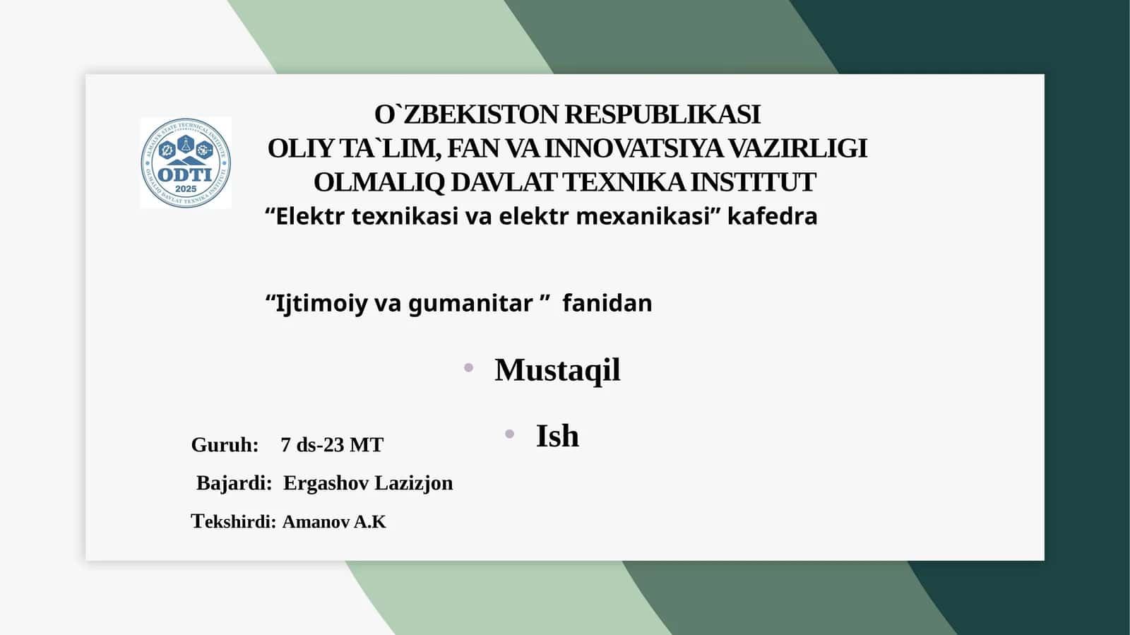 Falsafiya va tabiiy fanlar 1