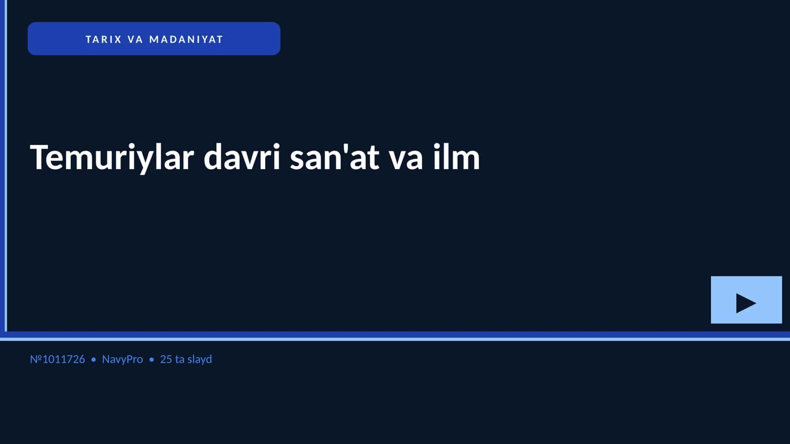 Temuriylar davri san'at va ilm 1