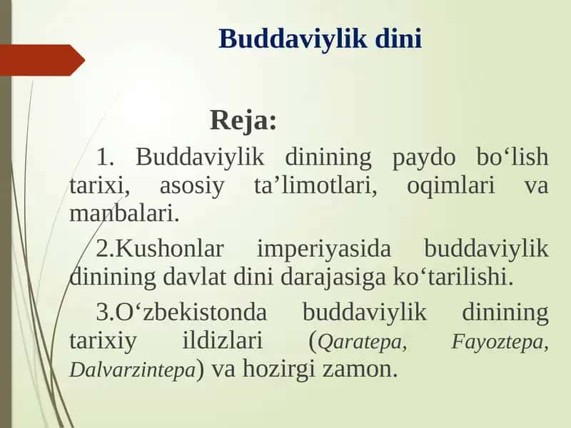 Buddaviylikdini 1
