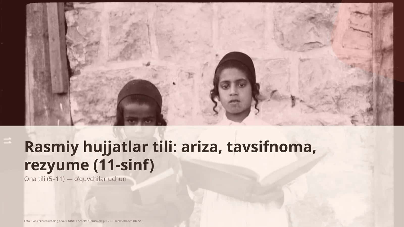 Ona tili (5–11) — o'quvchilar uchun 1