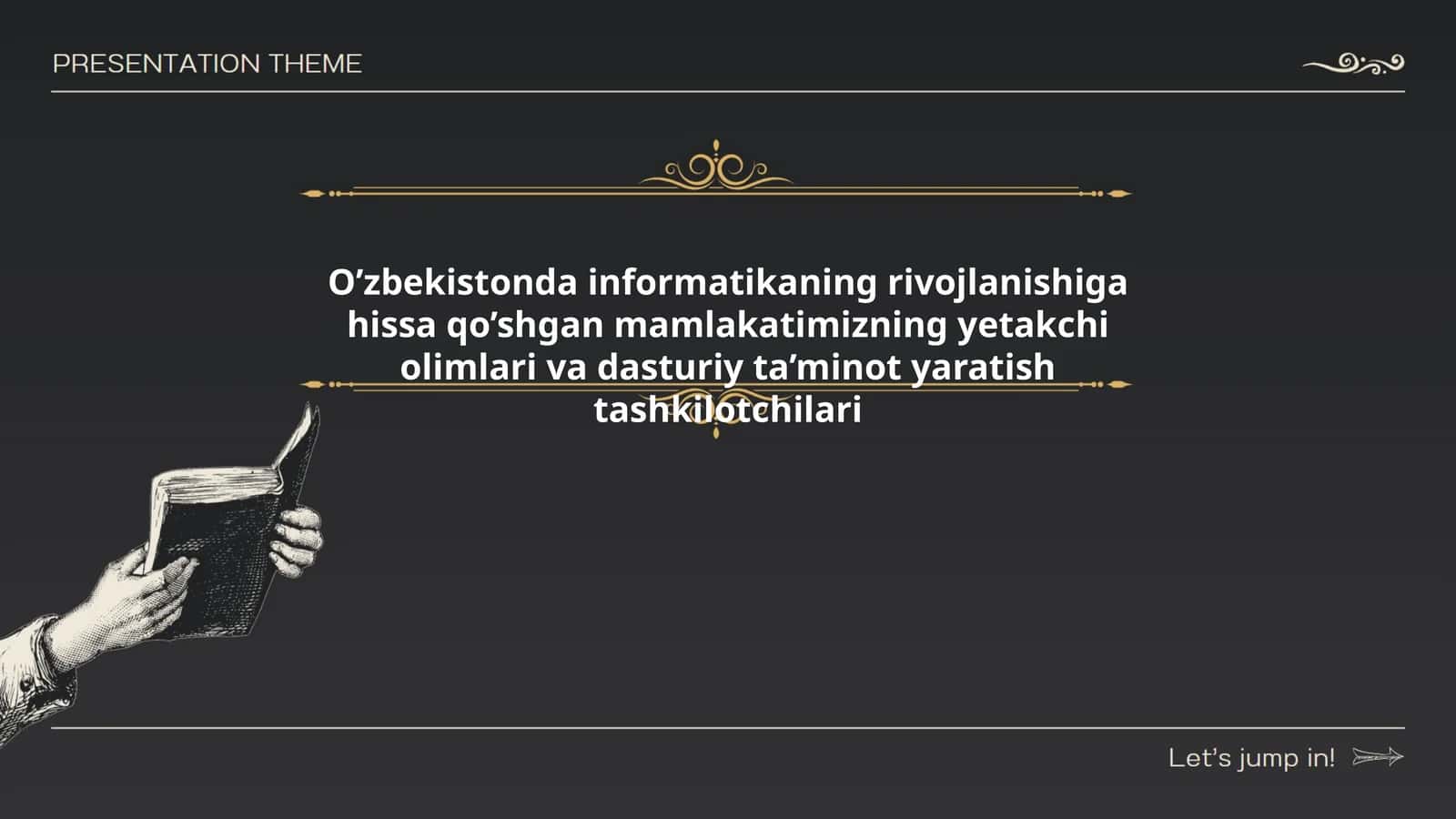 O’zbekistonda informatikaning rivojlanishiga hissa qo’shgan mamlakatimizning yetakchi olimlari va dasturiy ta’minot yaratish tashkilotchilari 1