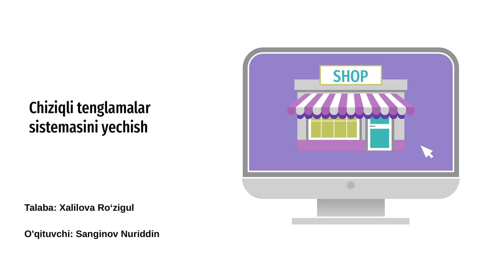 Chiziqli tenglamalar sistemasini yechish 1