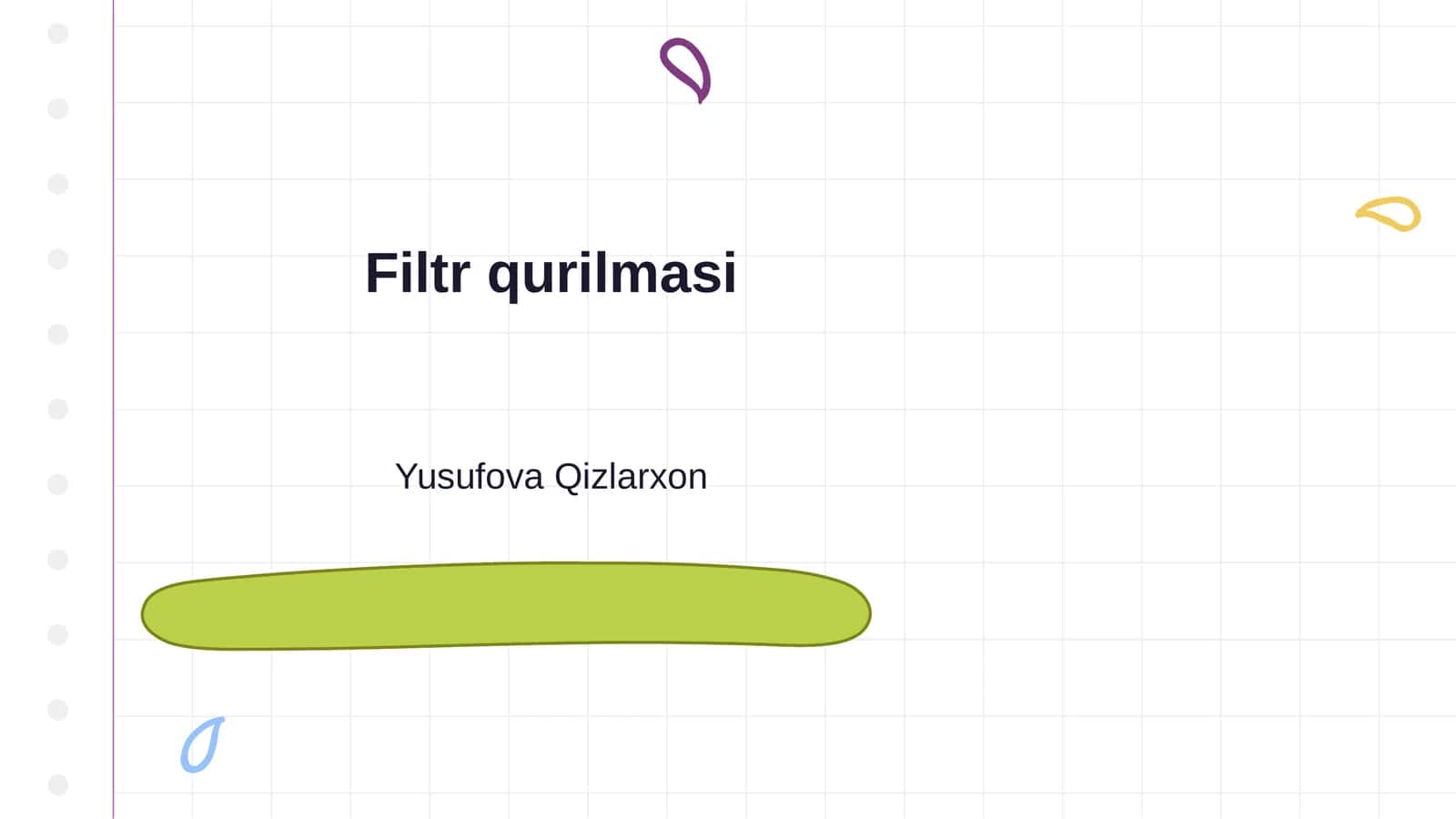 Filtr qurilmasi 1