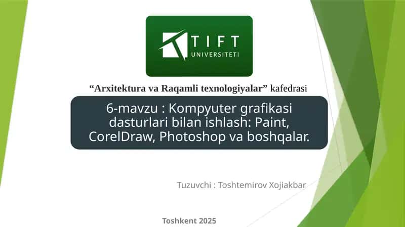 “ArxitekturavaRaqamlitexnologiyalar”kafedrasi 1