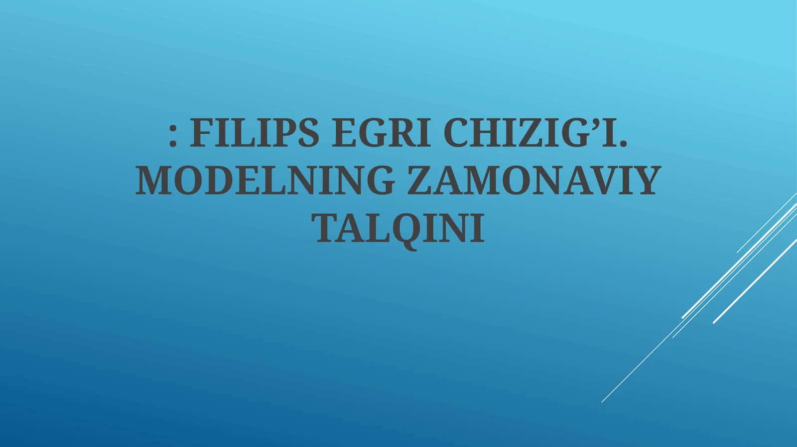 Filipps egri chizig’i 1