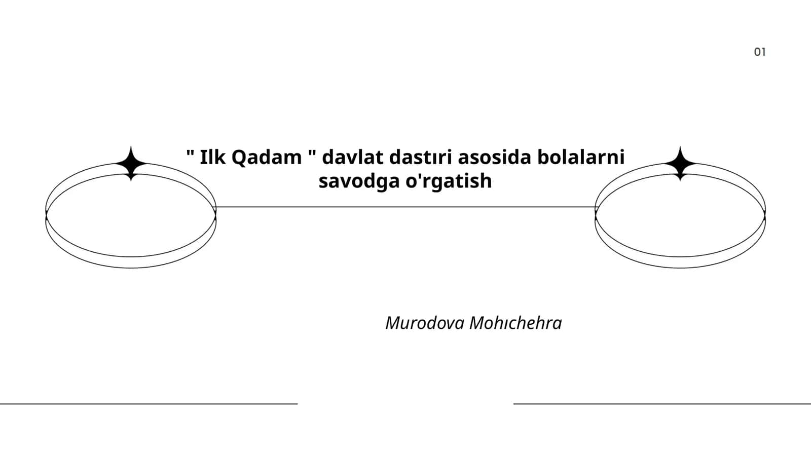 Ilk Qadam davlat dasturi 1
