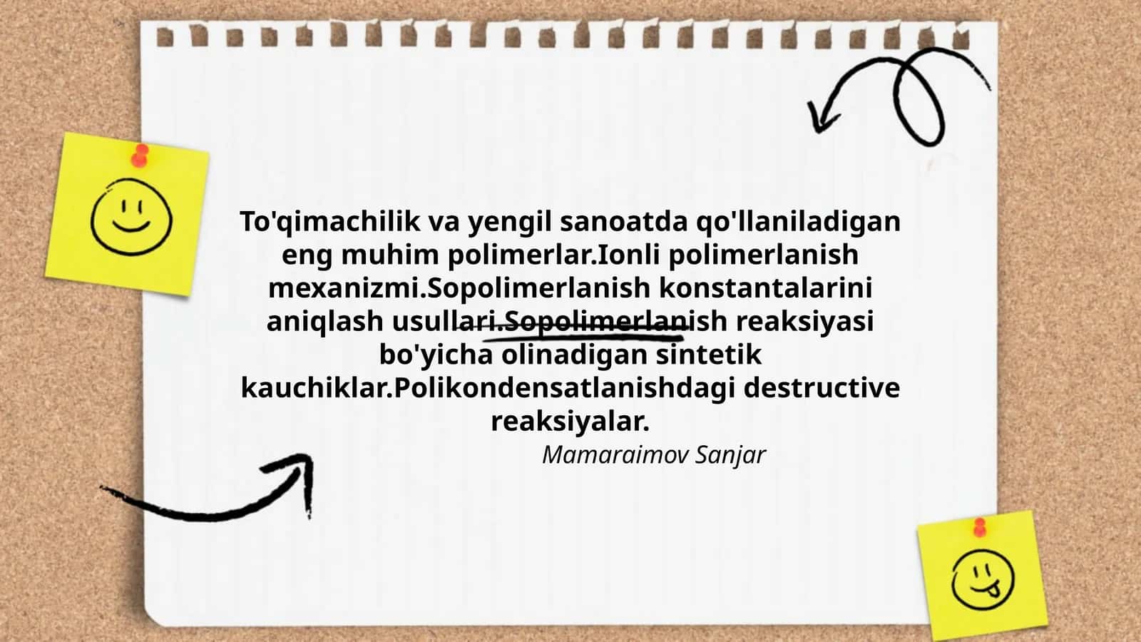 To'qimachilik va yengil sanoatda qo'llaniladigan eng muhim polimerlar 1