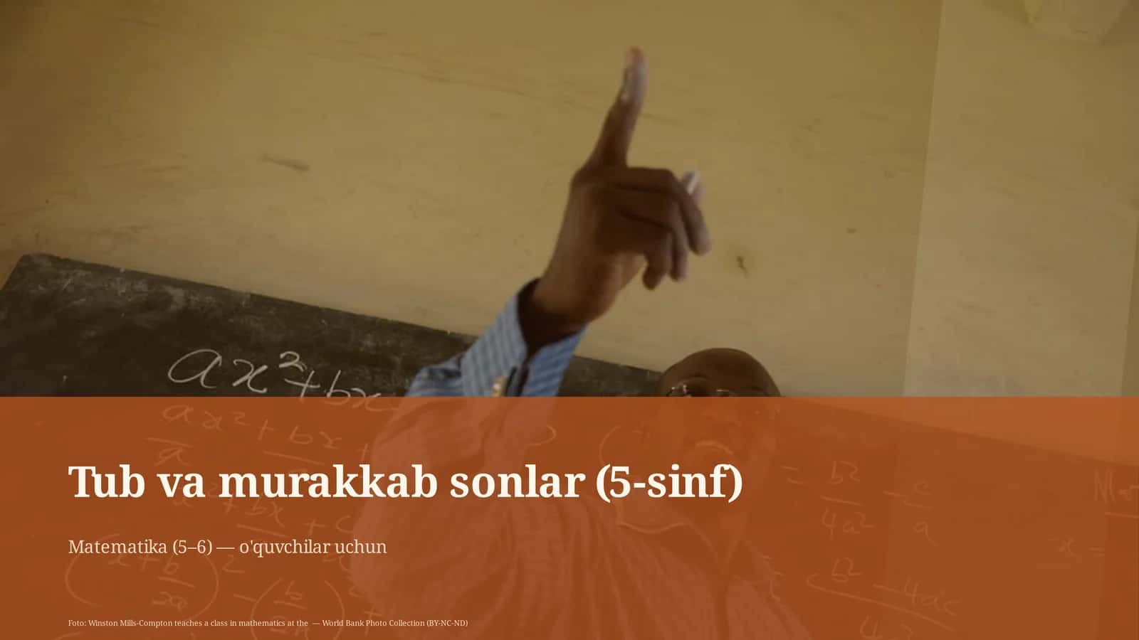 Tub va murakkab sonlar (5-sinf) 1