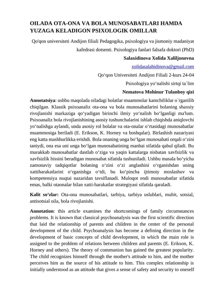 Psixologik omillar 1