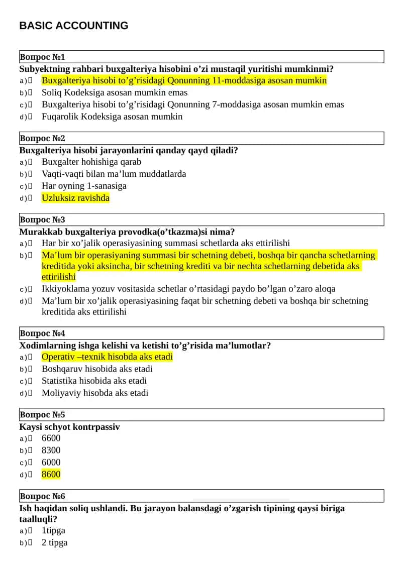 BASIC ACCOUNTING 1