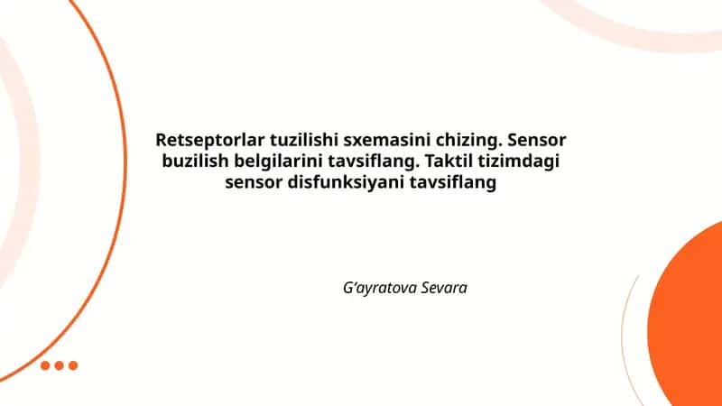 Retseptorlar tuzilishi sxemasi 1