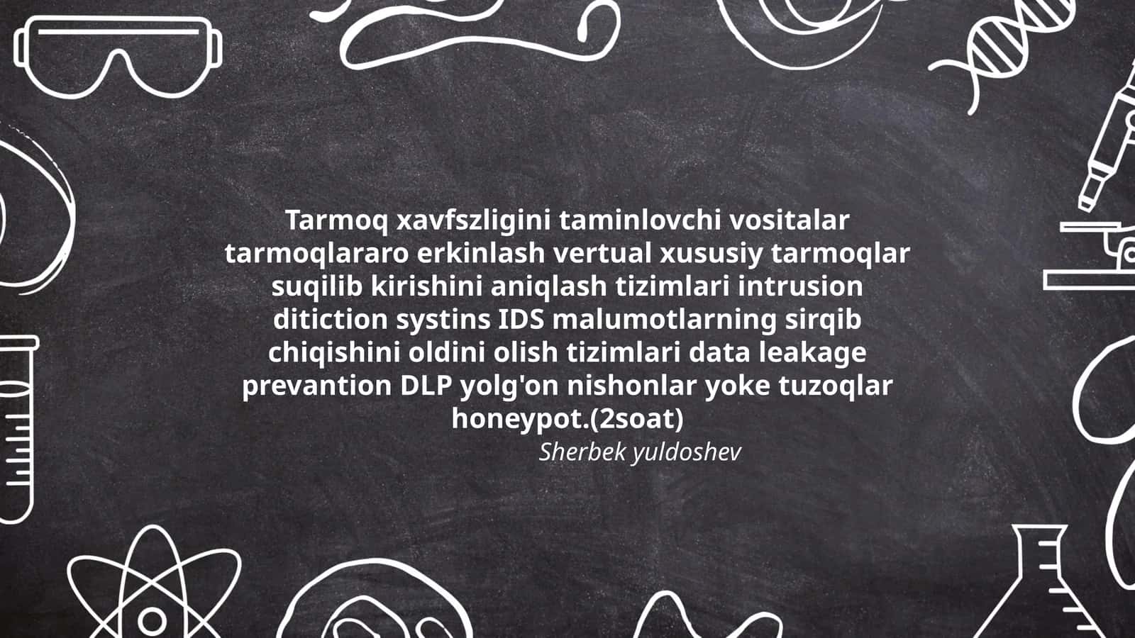 Intrusion Detection Systems (IDS) 1