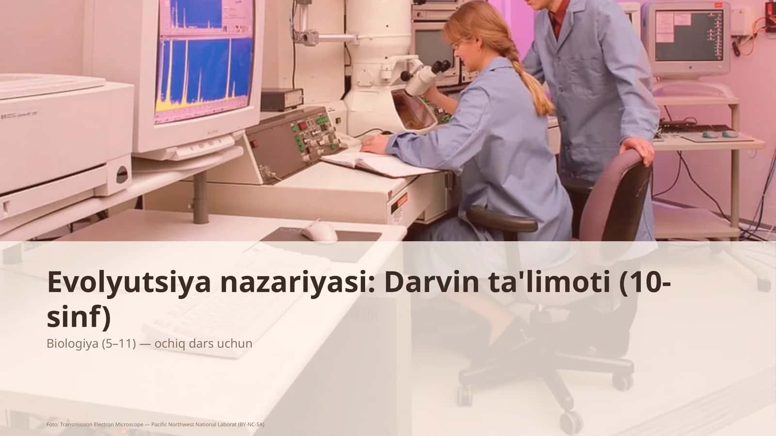 Evolyutsiya nazariyasi: Darvin ta'limoti (10-sinf) 1