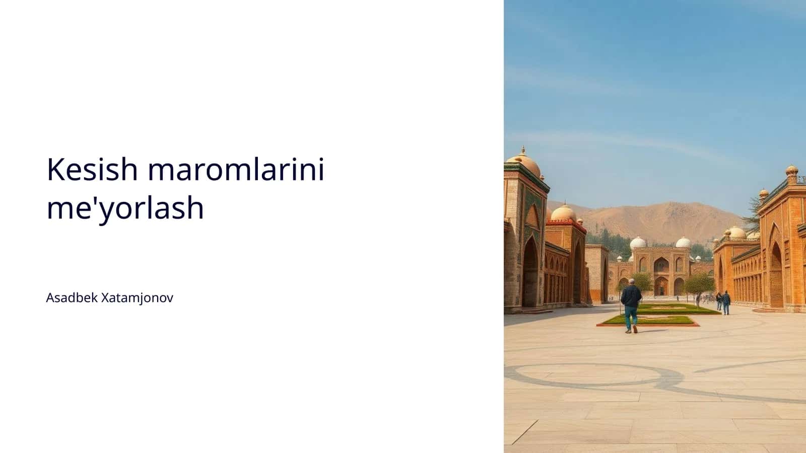 Kesish maromlarini me'yorlash 1