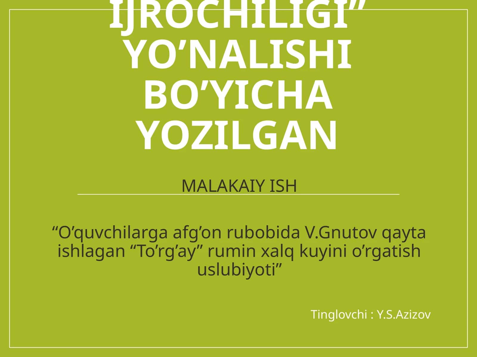 Huzuridagi musiqa sohasi pedagoglarni qayta tayorlash va ularning malakasini oshirish markazi 1