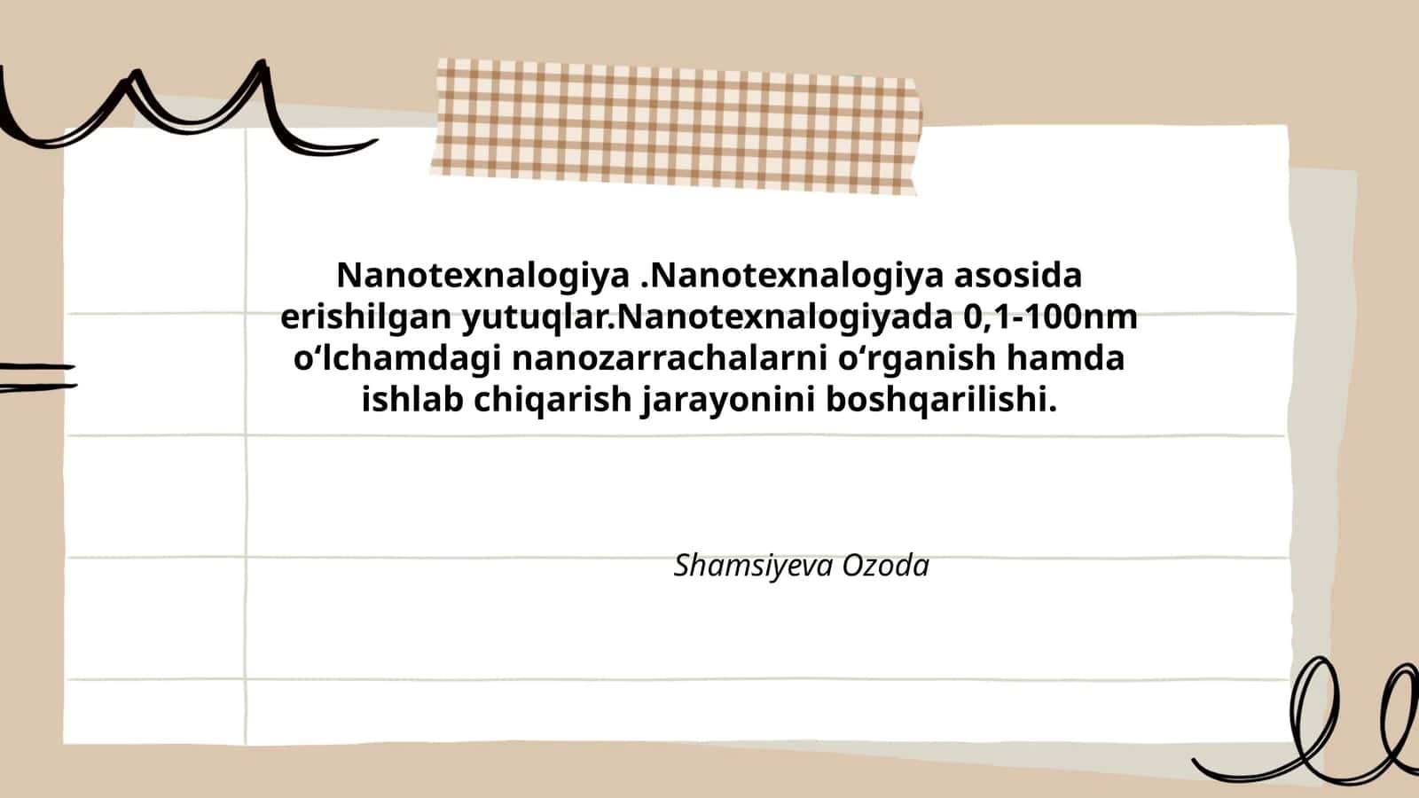 Nanotexnalogiya 1