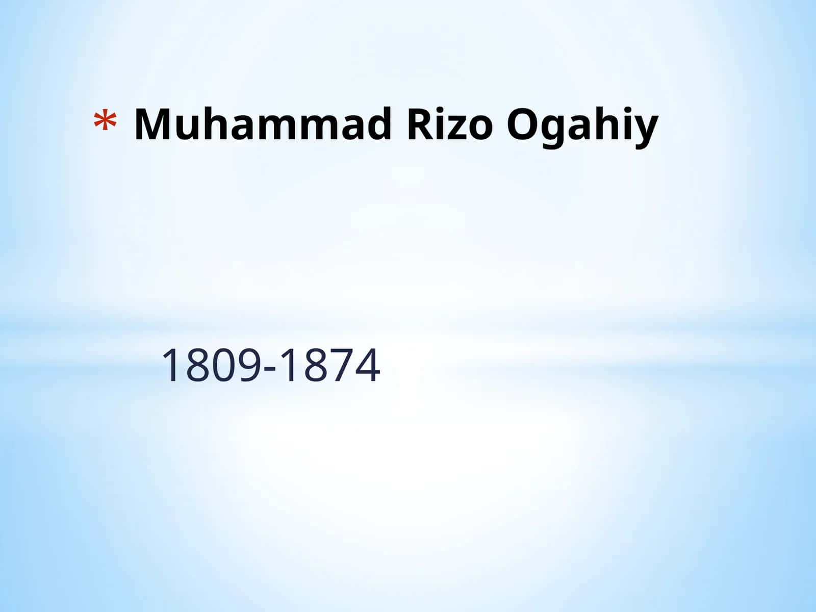 Muhammad Rizo Ogahiy 1