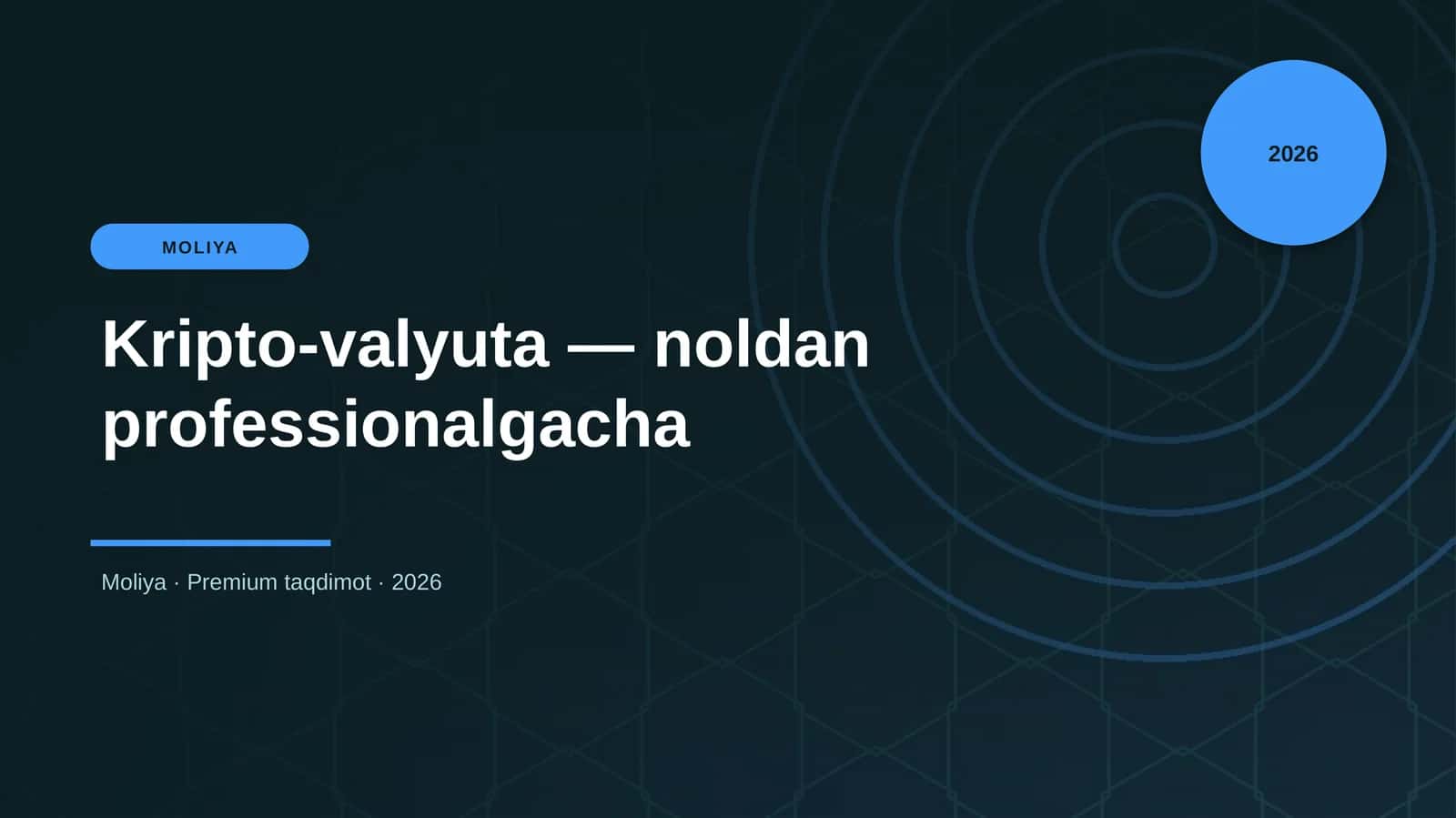 Kripto-valyuta — noldan professionalgacha 1
