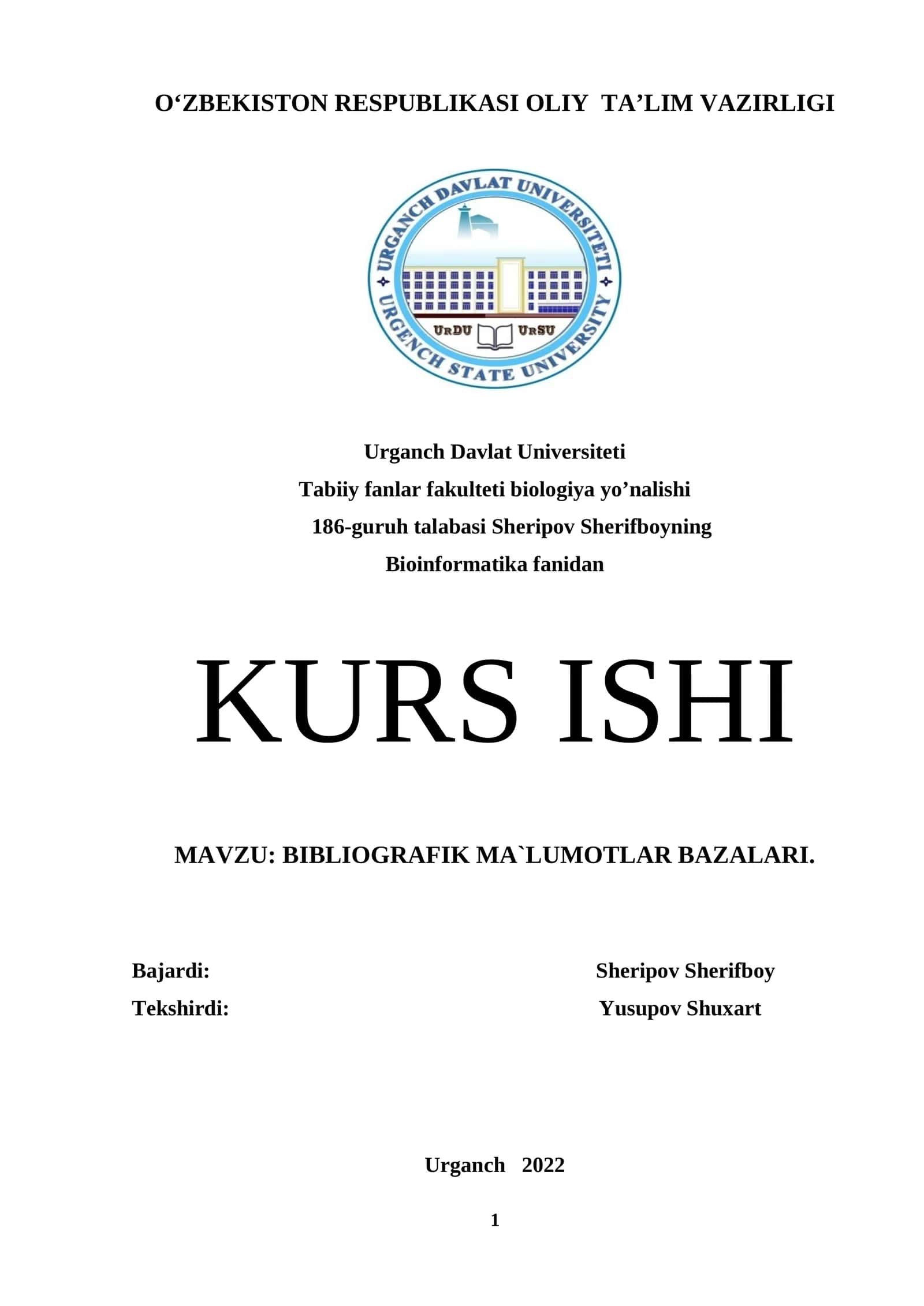 Bibliografik ma`lumotlar bazalari 1