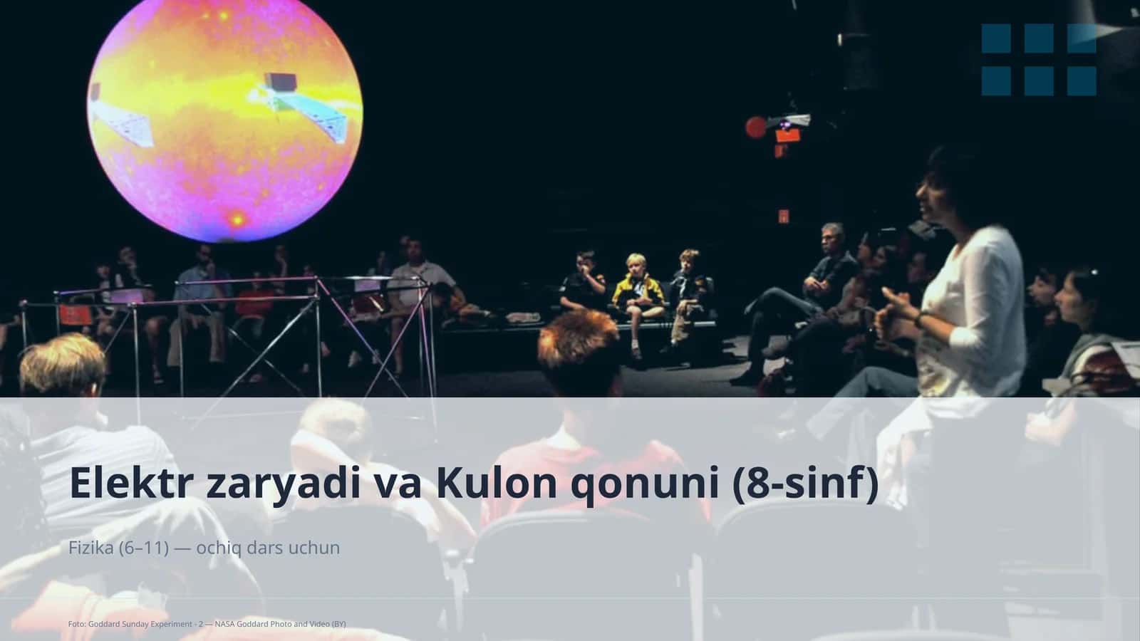 Elektr zaryadi va Kulon qonuni (8-sinf) 1