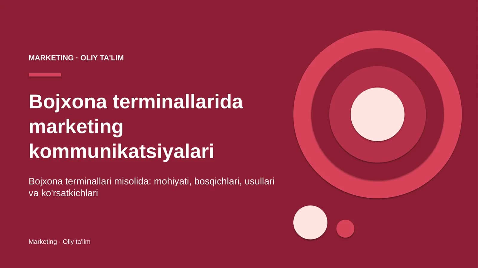Bojxona terminallarida marketing kommunikatsiyalari 1
