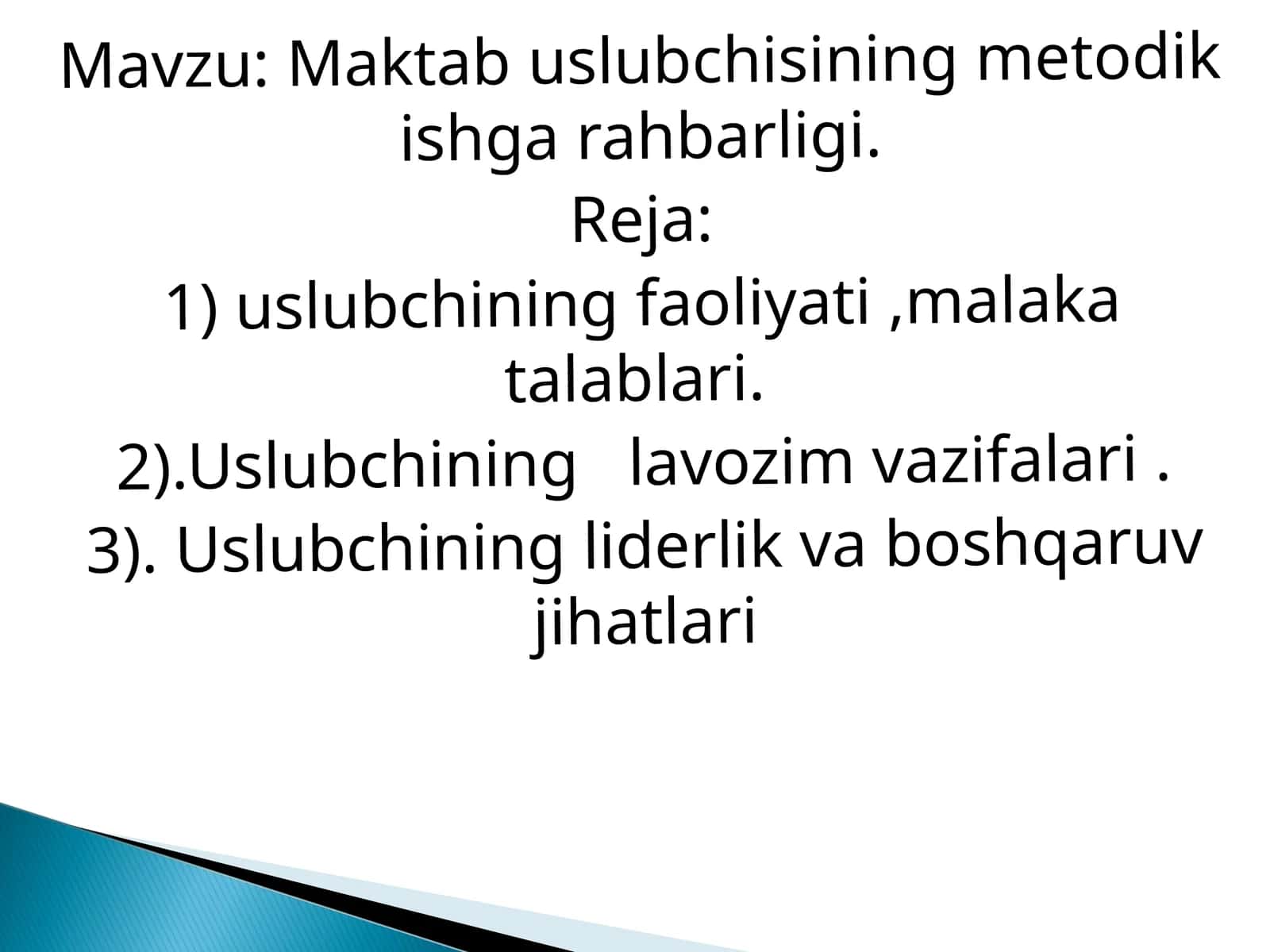 ta‘lida menejmentlik fanidan tayyorlangan mustaqil ish 1