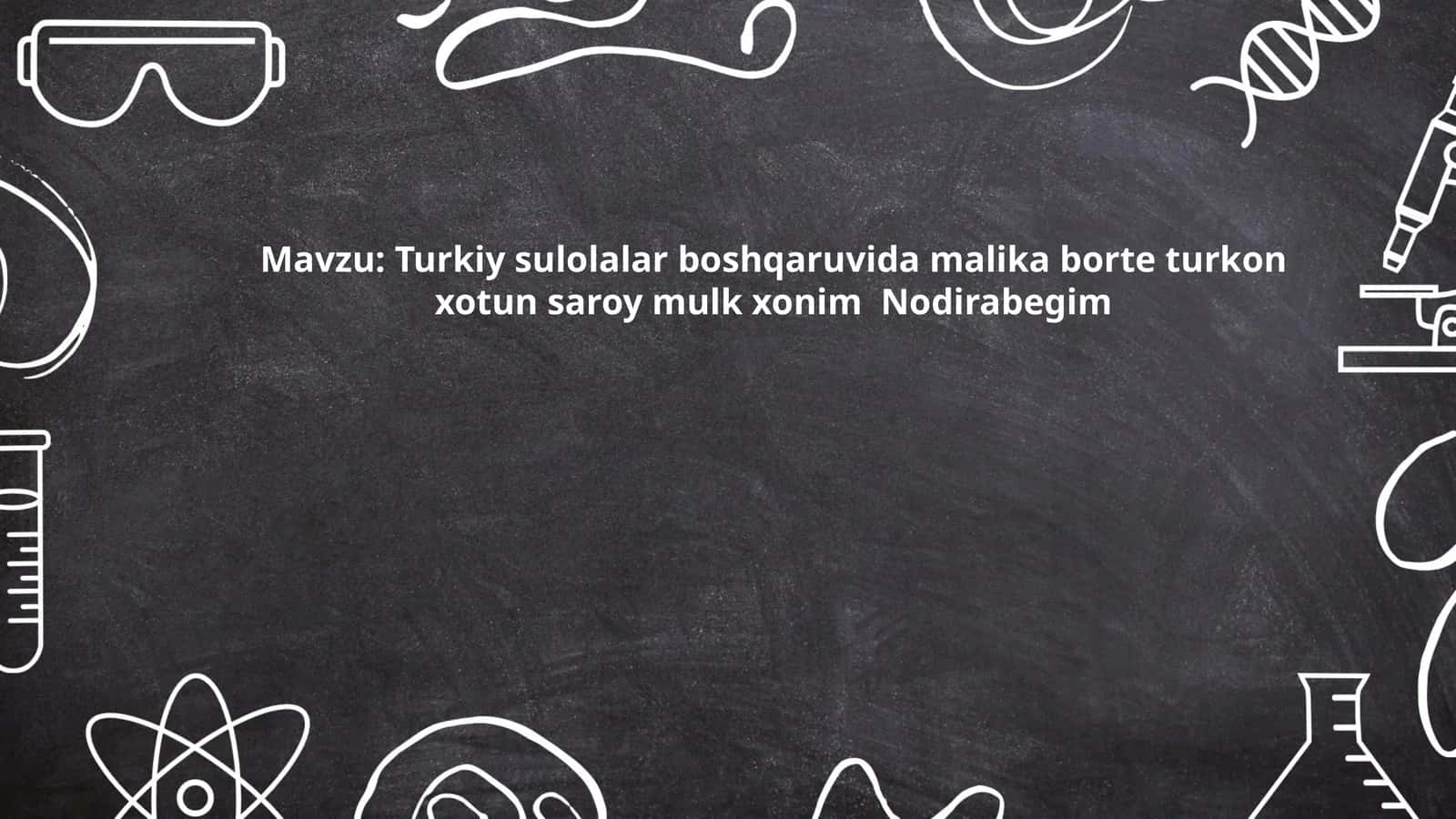 Turk sulolalari tarixi 1