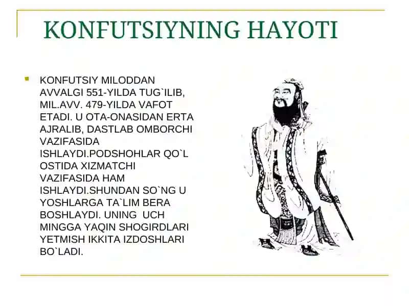 Konfutsiyni hayoti