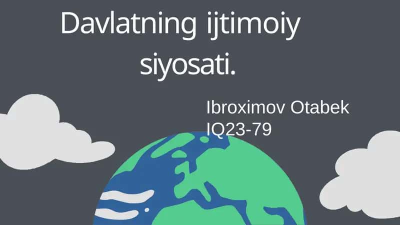 Davlatning iqtisodiyosati 1