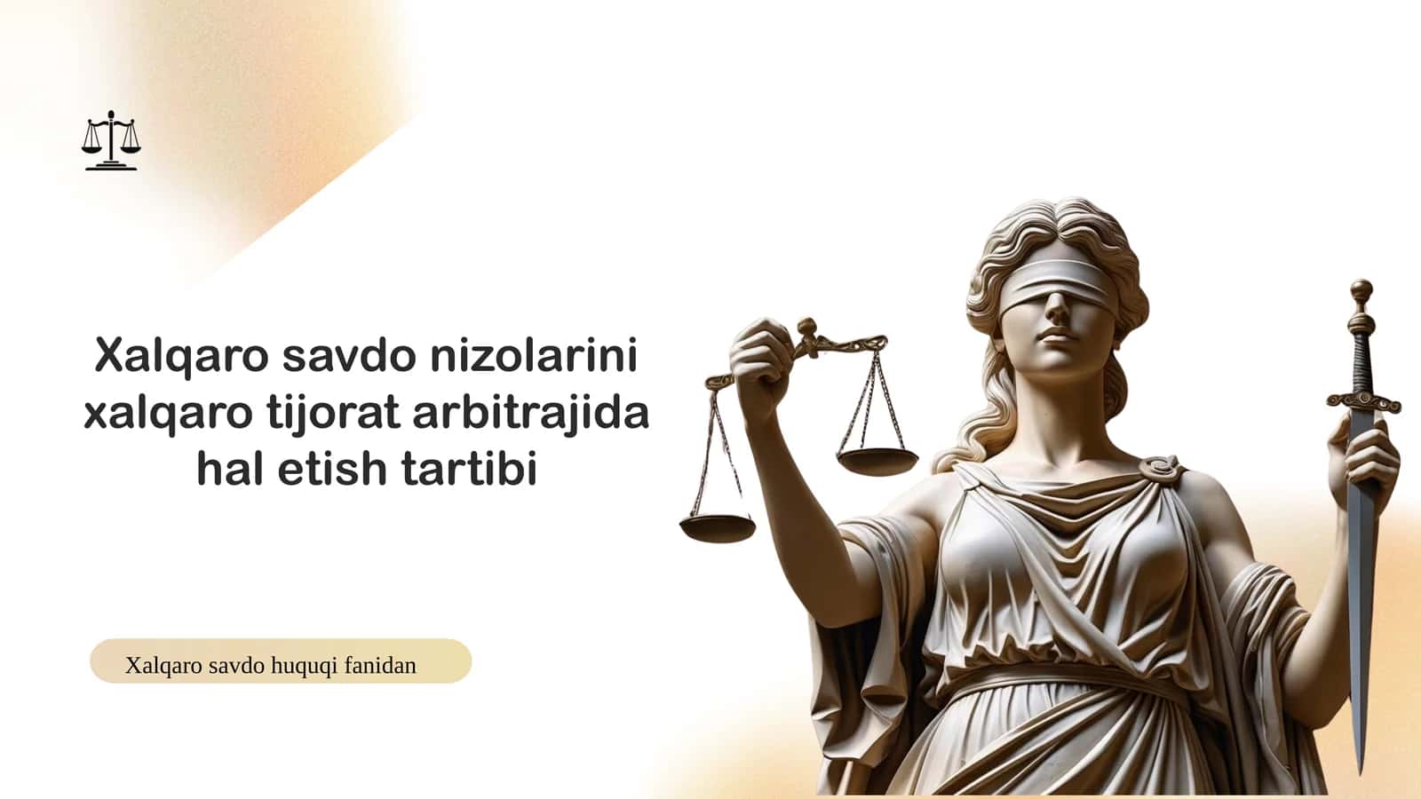 Xalqaro savdo nizolarini xalqaro tijorat arbitrajida hal etish tartibi 1
