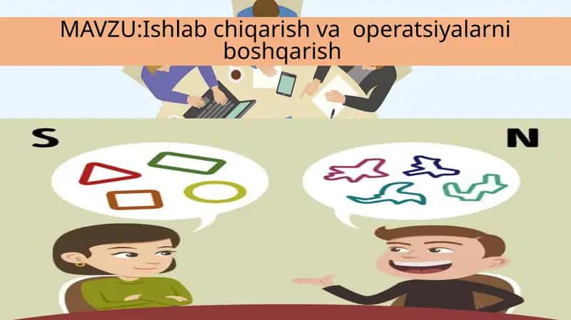 Ishlab chiqarish va  operatsiyalarni boshqarish 1