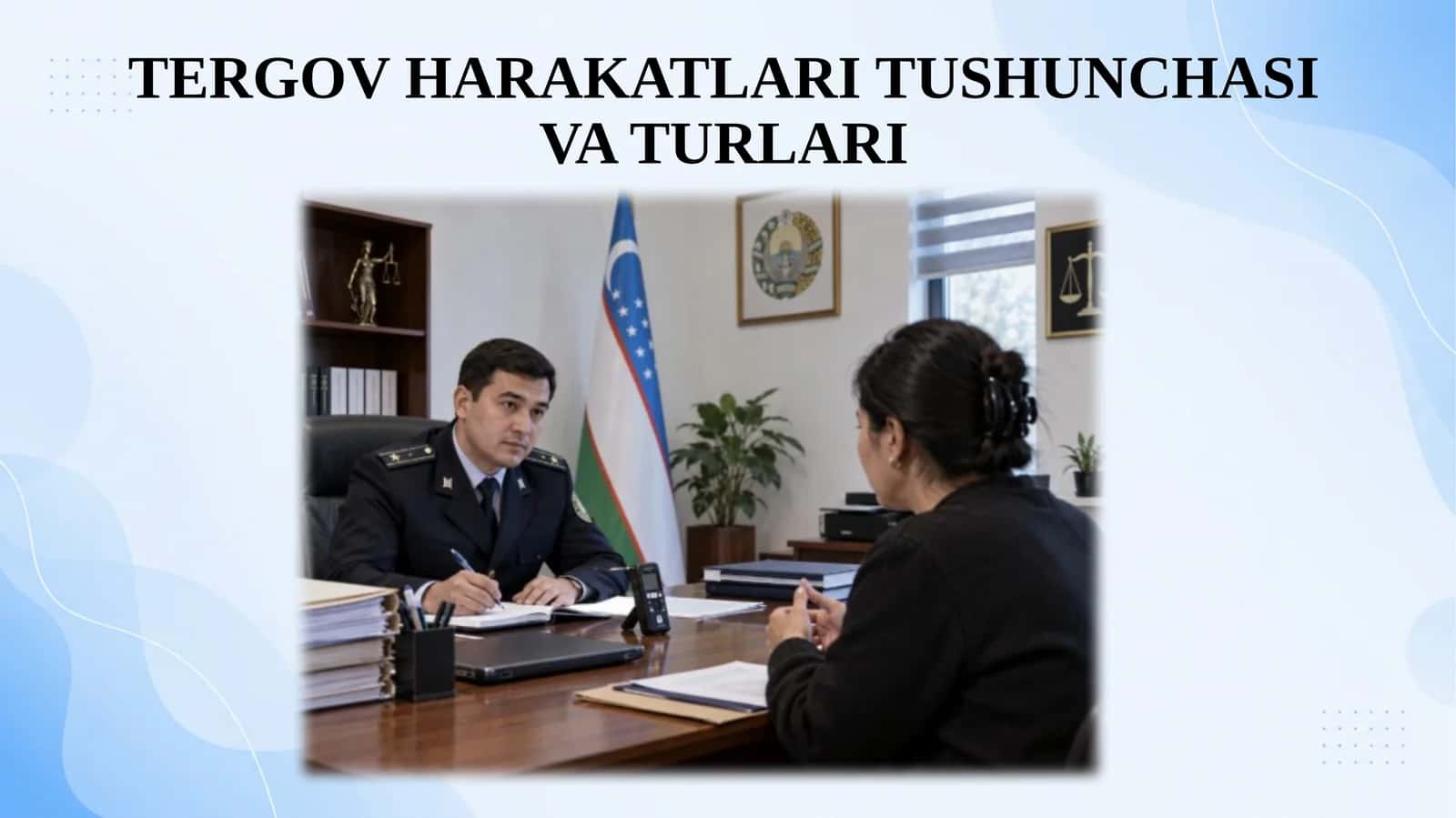 TERGOV HARAKATLARI TUSHUNCHASI VA TURLARI 1