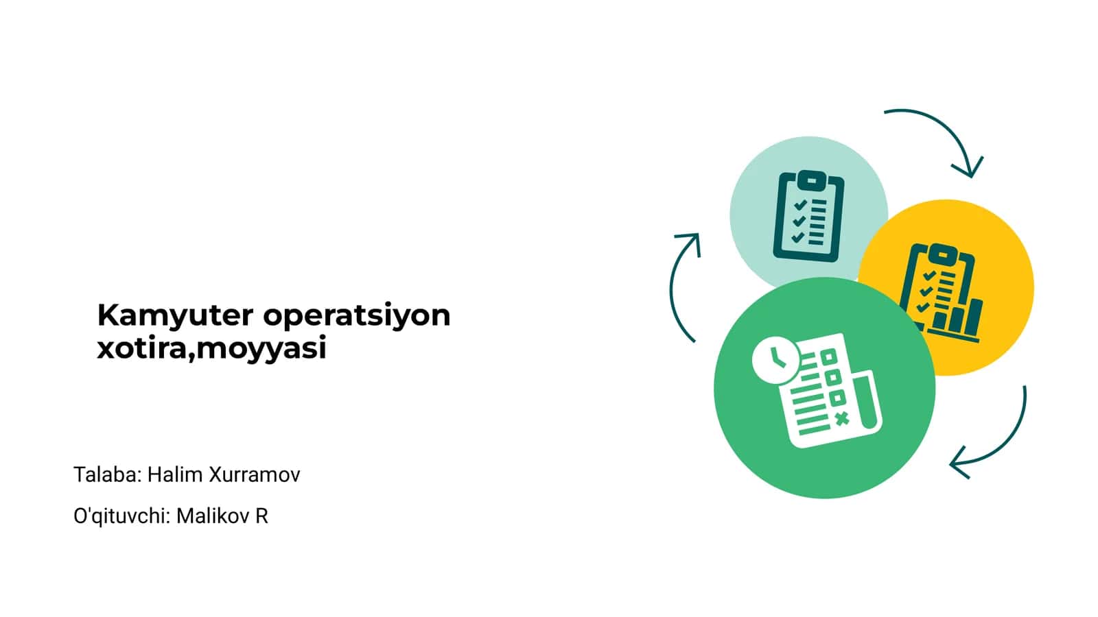 Kamyuter Xotirasining Asosiy Konseptsiyalari 1