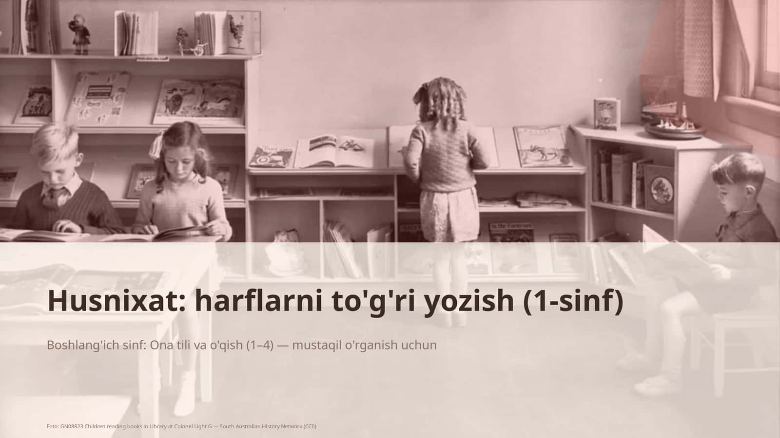 Ona tili va o'qish (1–4) 1