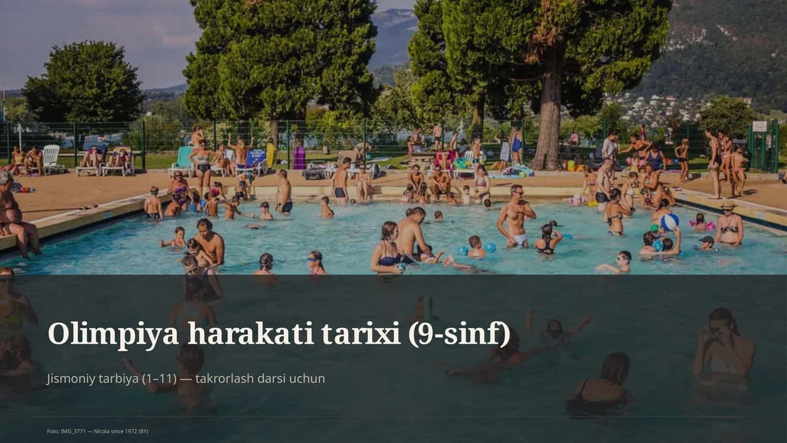 Olimpiya harakati tarixi (9-sinf) 1